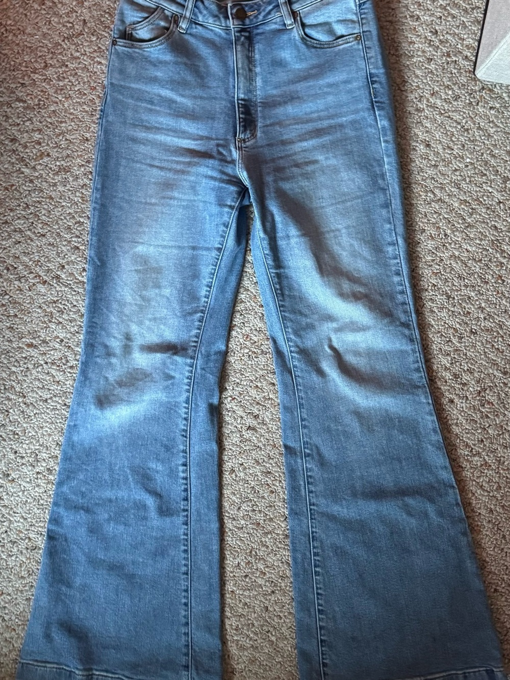ROLLA'S Mid Wash Flared Jeans